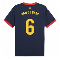 Maglie da calcio Girona Donny van de Beek #6 Seconda Maglia 2024-25 Manica Corta